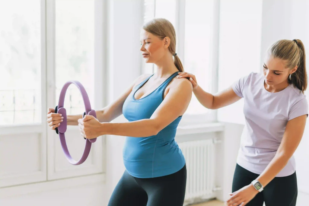 Ejercicios durante el embarazo